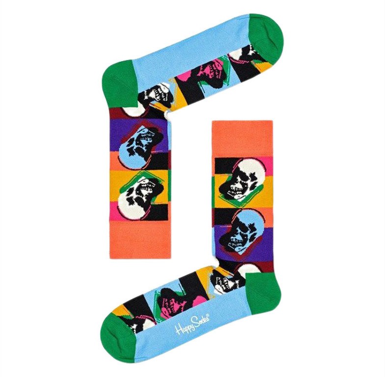 Happy Socks Andy Warhol Skull Sock