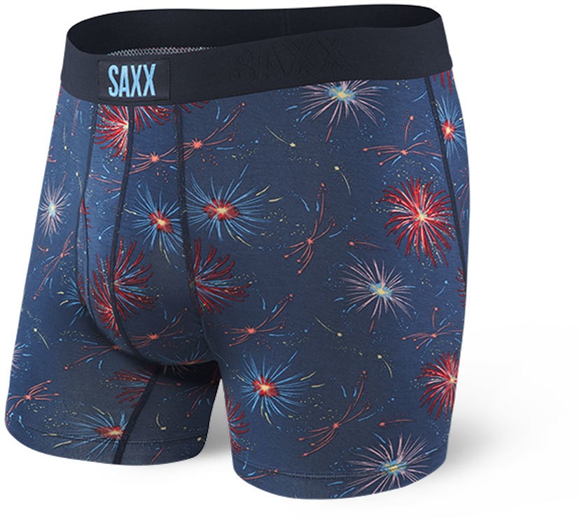 Saxx Ultra Boxer Brief Navy Fireworks