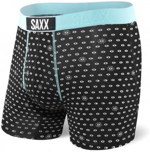 Saxx Vibe Boxer Brief Black Ice Eyes galéria