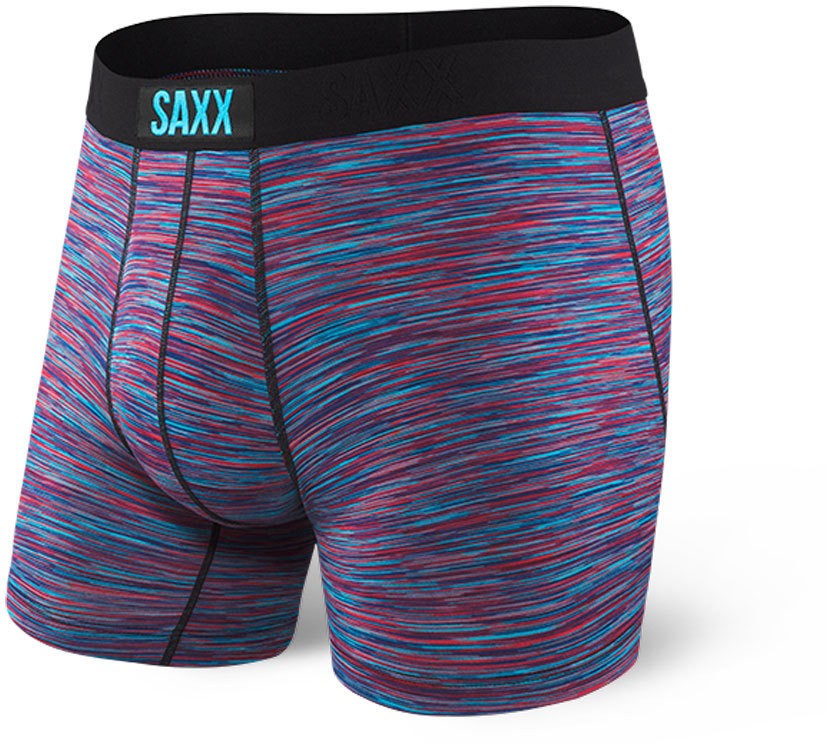 Saxx Vibe Boxer Brief Red Blue Spice Dye