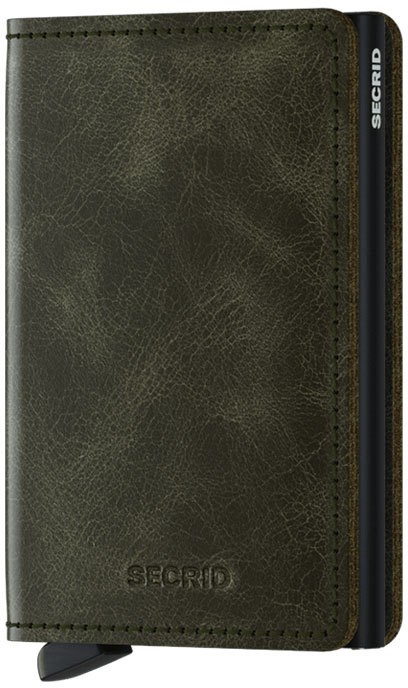 Secrid Slimwallet Vintage Olive Black