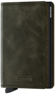 Secrid Slimwallet Vintage Olive Black galéria