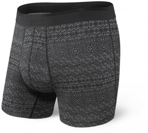 Saxx Platinum Boxer Brief Black Pattern Band galéria