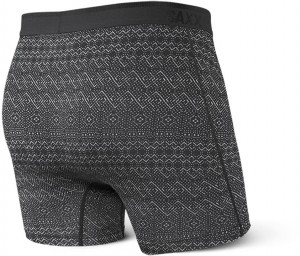 Saxx Platinum Boxer Brief Black Pattern Band galéria