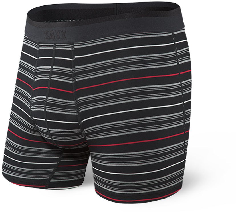 Saxx Platinum Boxer Brief Black Tidal Stripe