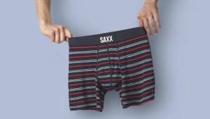 Saxx Vibe Boxer Brief Dk Ink Coast Stripe galéria