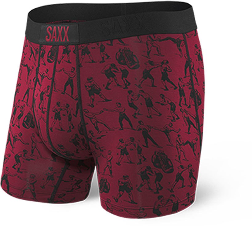 Saxx Vibe Boxer Brief Knockout Red