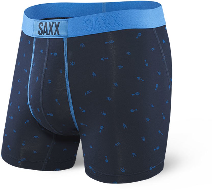 Saxx Vibe Boxer Brief Navy Arrow