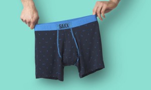 Saxx Vibe Boxer Brief Navy Arrow galéria