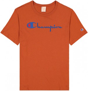 Champion Script Logo Crew Neck T-Shirt galéria