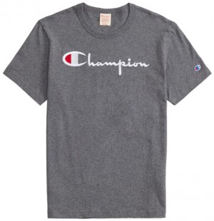 Champion Script Logo Crew Neck T-Shirt galéria