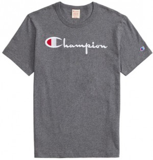 Champion Script Logo Crew Neck T-Shirt galéria