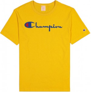 Champion Script Logo Crew Neck T-Shirt galéria