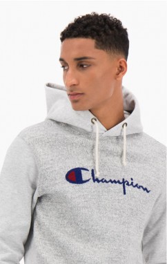 Champion Script Logo Jacquard Piqué Reverse Weave Hoodie galéria