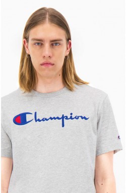 Champion Script Logo Crew Neck T-Shirt galéria