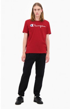 Champion Script Logo Crew Neck T-Shirt galéria