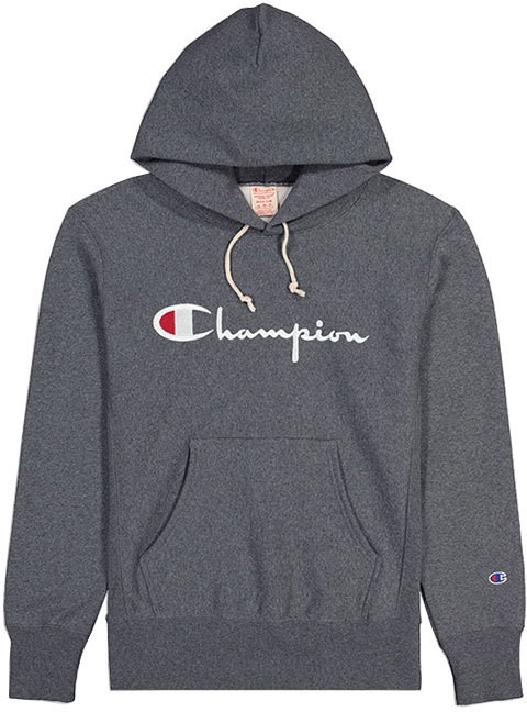 Champion Script Logo Reverse Weave Hoodie