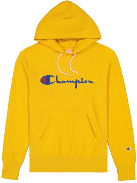 Champion Script Logo Reverse Weave Hoodie