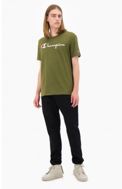 Champion Script Logo Crew Neck T-Shirt galéria