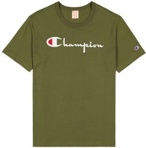 Champion Script Logo Crew Neck T-Shirt galéria