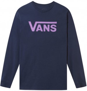 Vans Mn Classic Ls Navy/Dewberry galéria