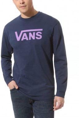Vans Mn Classic Ls Navy/Dewberry galéria