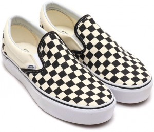 Vans Ua Classic Slip-On Platform Blk&Whtchckerboard/Wht Black galéria