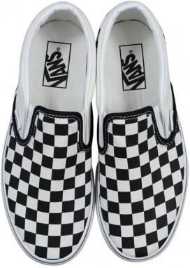 Vans Ua Classic Slip-On Platform Blk&Whtchckerboard/Wht Black galéria