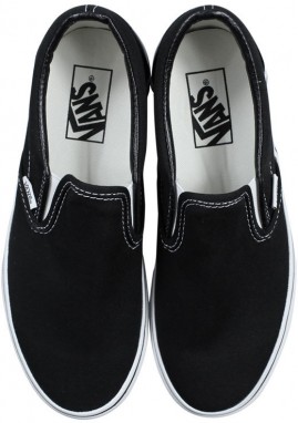 Vans Ua Classic Slip-On Platform Black Marshmallow/Cool Bl/Trwht galéria