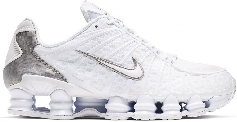 Nike Shox TL White Metallic Silver