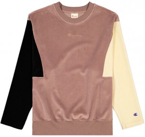 Champion Velour Colour Block Sweatshirt galéria