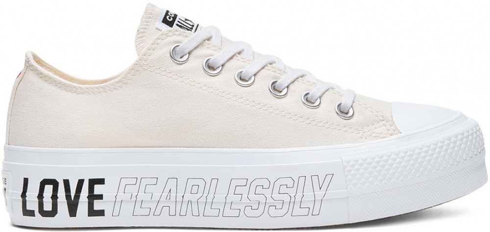 Converse Love Fearlessly Platform Chuck Taylor All Star Low Top Shoe