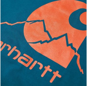 Carhartt WIP S/S Outdoor C T-Shirt - Moody Blue / Clockwork galéria