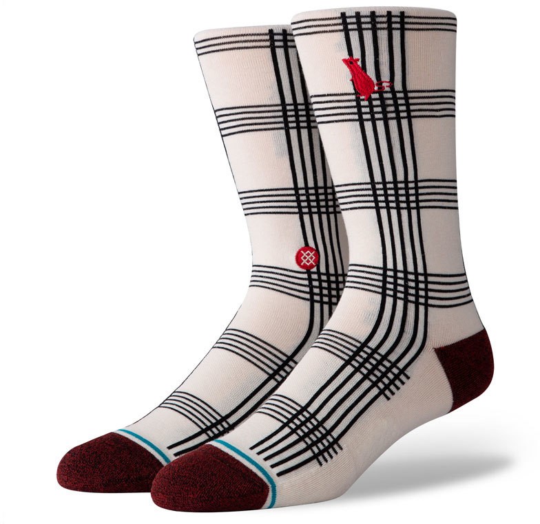 Stance Rat Plaid White