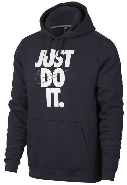 Nike Just Do It Hoodie Mens Navy