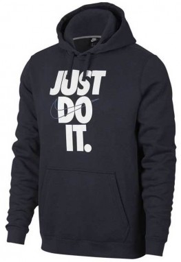 Nike Just Do It Hoodie Mens Navy galéria