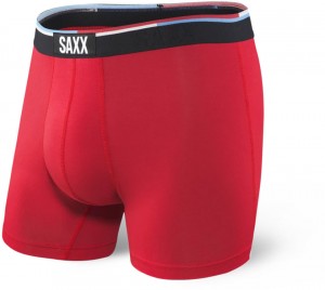 Saxx Vibe Boxer Brief 2-Pack Black / Red galéria