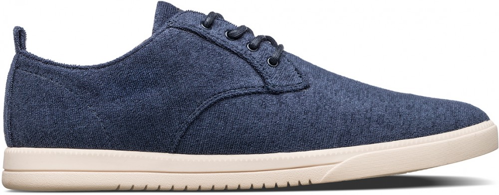 Clae ELLINGTON TEXTILE NAVY RECYCLED TERRY