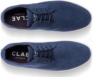 Clae ELLINGTON TEXTILE NAVY RECYCLED TERRY galéria
