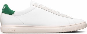 Clae BRADLEY WHITE MILLED LEATHER OLIVE galéria