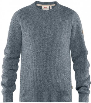 Fjällräven Greenland Re-Wool Crew Neck M Thunder Grey galéria