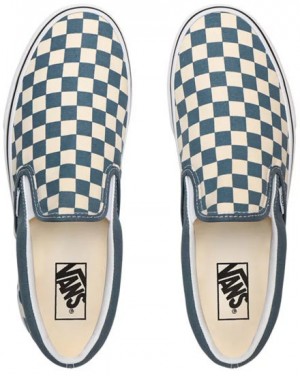 Vans Ua Classic Slip-On (Checkerboard)Blmirgtrwht galéria