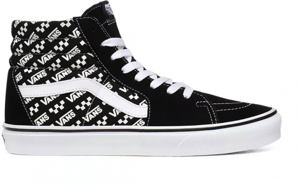 Vans Ua Sk8-Hi (Logo Repeat)Blk/True Wht