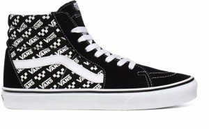 Vans Ua Sk8-Hi (Logo Repeat)Blk/True Wht galéria