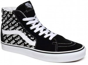 Vans Ua Sk8-Hi (Logo Repeat)Blk/True Wht galéria