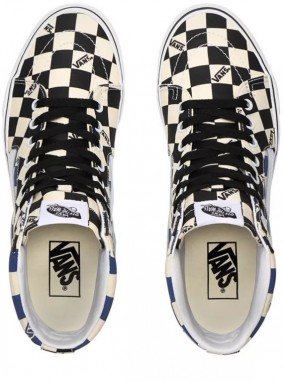 Vans Ua Sk8-Hi (Big Check) Black/Navy galéria