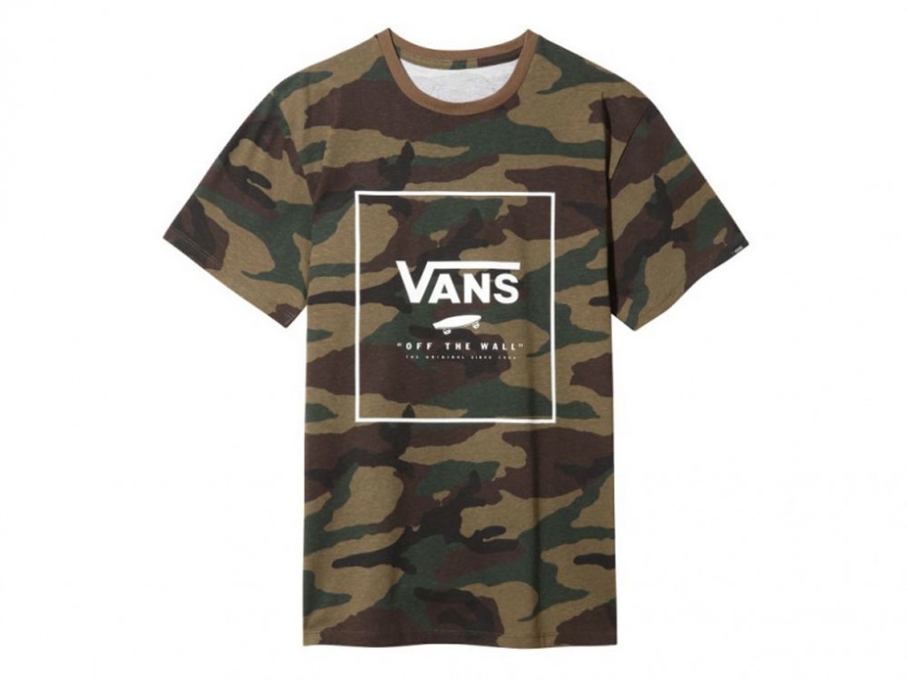 Vans Mn Print Box Ss Camo/White