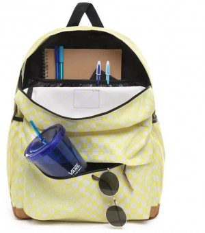 Vans Wm Realm Plus Backpack Lemon Tonic Checkerboard galéria
