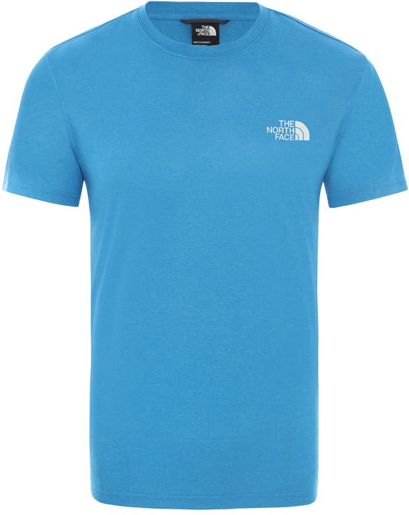 The North Face M Reaxion Red Box Tee Clear Lake Blue Heather