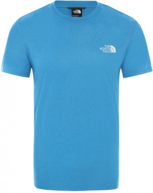 The North Face M Reaxion Red Box Tee Clear Lake Blue Heather galéria